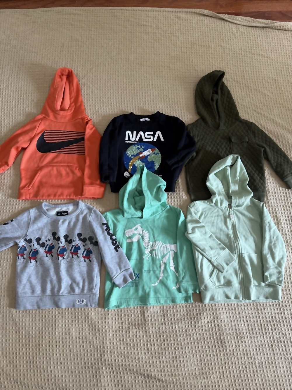 Boys 2T Gap•Old Navy •H&M•NikeHoodie & Sweatshirt Bundle - 6 Pieces